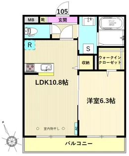 Fruitful・U【1階】の間取り