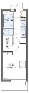 レオパレスとねねっと【4階】の間取り