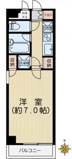 サンテミリオン小石川後楽園【4階】の間取り