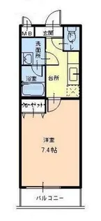フジパレス愛泉【3階】の間取り