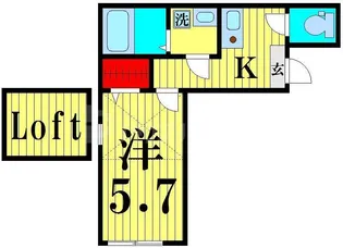 キチーム綾瀬【3階】の間取り