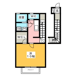 ラフォーレ岩倉【2階】の間取り