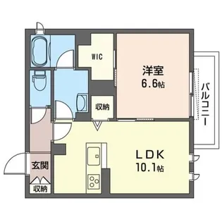 神奈川県川崎市多摩区登戸【マンション】の間取り