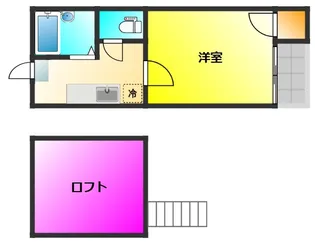 フロンティア横手【1階】の間取り