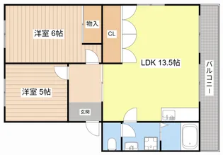 ハイエストパレス【3階】の間取り