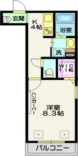 ヴィルクレールIV【2階】の間取り