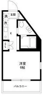 ドゥシェルII【1階】の間取り