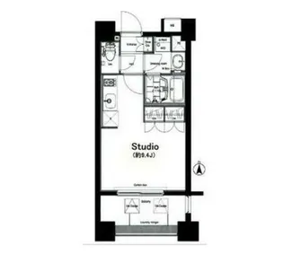 コンフォリア麻布十番【3階】の間取り
