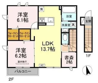 Sun Bloom【2階】の間取り