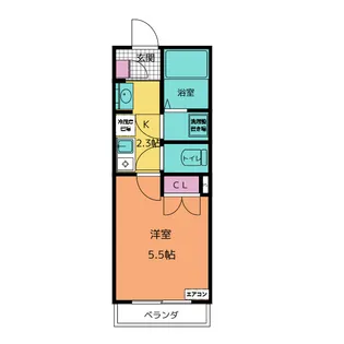 Ciel fleur【2階】の間取り
