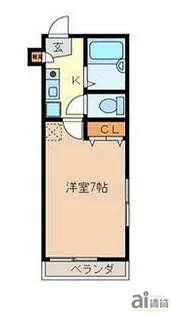 エンジェル【2階】の間取り