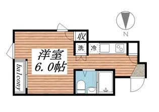 リバーサイド八丁堀【5階】の間取り