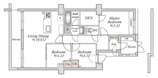 セレーノ大宮E棟【6階】の間取り