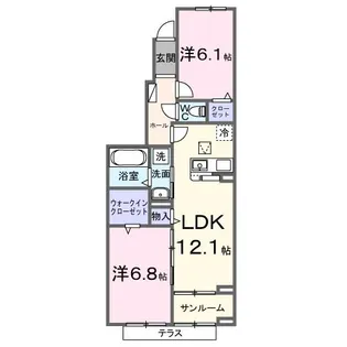 サンライズ【1階】の間取り