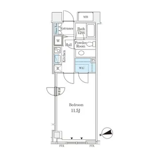 アクロスシティ中野坂上ハイツ【21階】の間取り