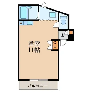 ラ・リバート【1階】の間取り