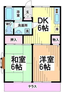 神奈川県川崎市多摩区宿河原3【アパート】の間取り