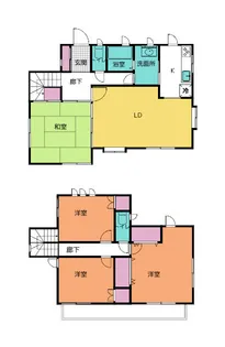 宮城県仙台市太白区茂庭台2【一戸建】の間取り