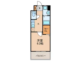 仮)グロース二日市中央レジデンス【11階】の間取り