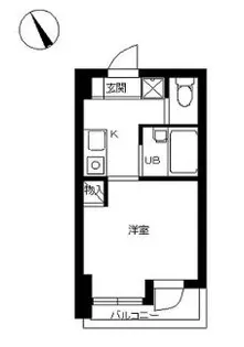 東京都文京区本郷2【マンション】の間取り