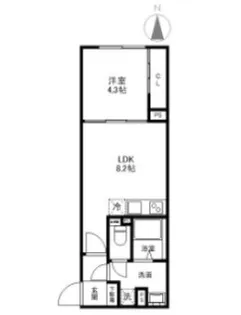 東京都杉並区天沼3【マンション】の間取り