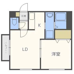 NFPガーデン月寒西【4階】の間取り