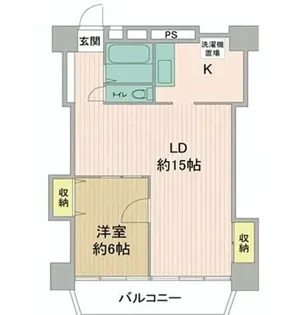 門前仲町東豊エステート【4階】の間取り