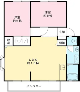 サンビレッジアヴェニューC【2階】の間取り