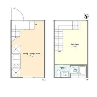神宮前マンション【1階】の間取り
