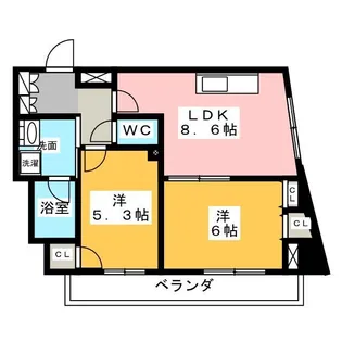 パークアクシス新板橋ウエスト【13階】の間取り