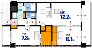 桜レジデンス【6階】の間取り