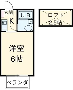 メゾン玉川【1階】の間取り