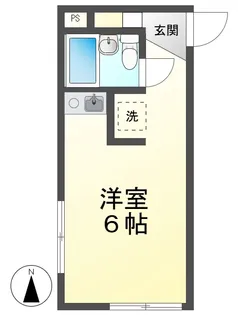 フェリース高野【1階】の間取り