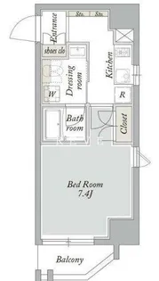 ジオエント御徒町【2階】の間取り