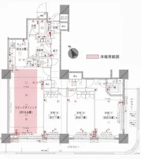 エクステ山下公園クレイドルタワ【20階】の間取り