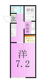 ピークヴィレ青井【1階】の間取り