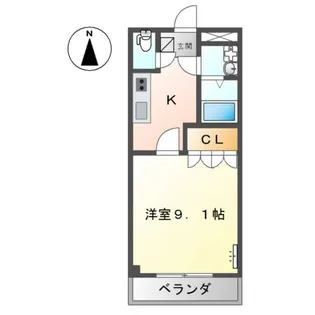 クオリティーハイツ【2階】の間取り