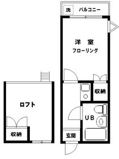 モンリヨン【2階】の間取り