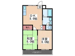 コーポ伊藤【3階】の間取り