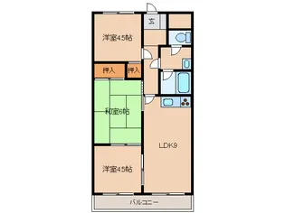 ライフマンション【1階】の間取り
