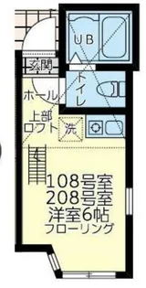 ユナイト境之谷タルトフロマージュ【1階】の間取り