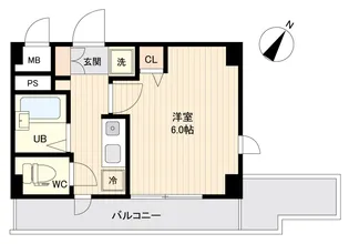 プライムアーバン行徳駅前II【5階】の間取り