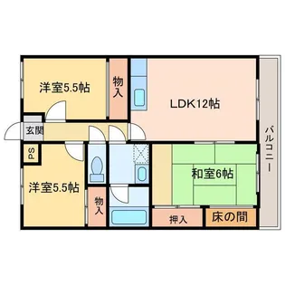 第5水野マンション【6階】の間取り