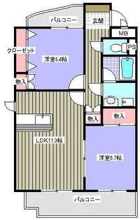 アネックス21【3階】の間取り
