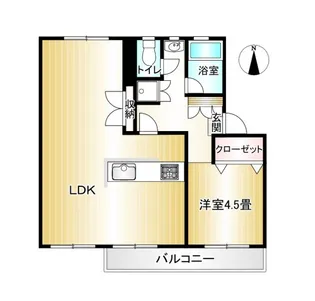 麻生台団地9号棟【3階】の間取り