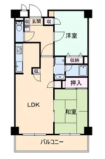 ベルシェモア【3階】の間取り