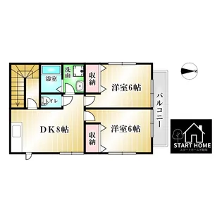 サンクレストール21【2階】の間取り