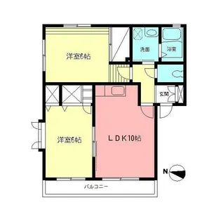 エステート・K【2階】の間取り