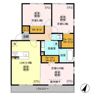 エスポワール【3階】の間取り