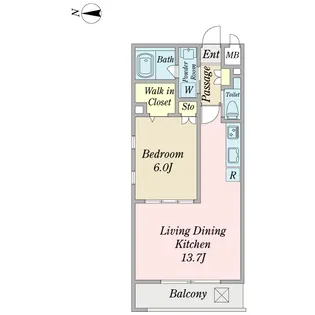 Pinoつつじヶ丘【3階】の間取り